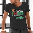 Christmas Twins Expecting Dad T-Shirt Pregnant Wife Tee Men's V-Neck T-Shirt