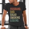 Cigar Lover For Dad Men Vintage Cigar Saying Men's V-Neck T-Shirt