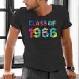 Class Of 1966 School Reunion College Highschool Graduation Men's V-Neck T-Shirt