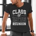 Class Of 1976 Reunion 50 Years Alumni Graduation High School Men's V-Neck T-Shirt