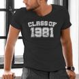Class Of 1981 School Tee Shirt Graduation Class Party Men's V-Neck T-Shirt