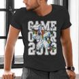 Class Of 2018 Graduation Dabbing Unicorn Shirt Men's V-Neck T-Shirt