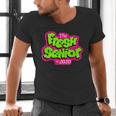 Class Of 2020 Senior 90s TV Style Graduation For Grad Men's V-Neck T-Shirt