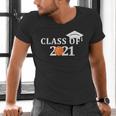 Class Of 2021 Graduation Him Her Basketball Pullover Men's V-Neck T-Shirt