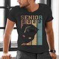 Class Of 2022 Graduation Cat Seniors Grad Men's V-Neck T-Shirt