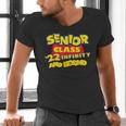 Class Of 2022 Senior 2000s Animated Movie Style Graduation Men's V-Neck T-Shirt