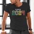 Class Of 2024 College High School Graduation Men's V-Neck T-Shirt