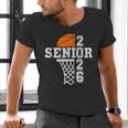 Class Of 2026 Basketball Senior 26 Player Team Graduation Men's V-Neck T-Shirt