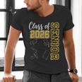 Class Of 2026 Senior 26 High School Graduation -Gold Men's V-Neck T-Shirt