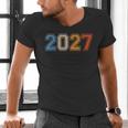 Class Of 2027 Graduate Shirts For Men Women Graduation Retro Men's V-Neck T-Shirt