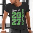 Class Of 2027 Senior 27 High School Graduation Senior 2027 Men's V-Neck T-Shirt