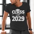 Class Of 2029 Shirt For Elementary Kids Graduation Men's V-Neck T-Shirt