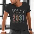 Class Of 2031 School College Retro Graduation Vintage Grad Men's V-Neck T-Shirt