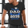Class Of 2035 Graduation Parents Of Kindergarten Kid Dad Mom Men's V-Neck T-Shirt