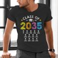 Class Of 2035 Grow With Me Checklist Graduation Men's V-Neck T-Shirt