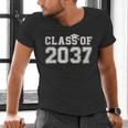 Class Of 2037 Kindergarten To Graduation First Day Of School Men's V-Neck T-Shirt