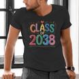 Class Of 2038 Pre K Graduate Preschool Graduation Men's V-Neck T-Shirt
