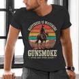 Classic Western Nostalgia Cowboy Sunset Men's V-Neck T-Shirt Classic Western Nostalgia Cowboy Sunset Men's V-Neck T-Shirt