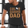 Color Guard Dad Flag Flipping Father Men's V-Neck T-Shirt