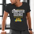 Computer Science Degree Graduation Senior Celebration Grad Men's V-Neck T-Shirt