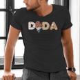 Cookies Dada 1st Birthday Milk Party Family Matching Men's V-Neck T-Shirt Cookies Dada 1st Birthday Milk Party Family Matching Men's V-Neck T-Shirt