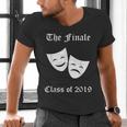 Cool Theater Graduation Tshirt Tragedy And Comedy Masks Men's V-Neck T-Shirt
