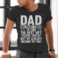 Cool Dad Art For Father Dad Stepfather From Son Daughter Men's V-Neck T-Shirt Cool Dad Art For Father Dad Stepfather From Son Daughter Men's V-Neck T-Shirt