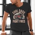 Cool Dads Fight Fire Firefighter Men's V-Neck T-Shirt Cool Dads Fight Fire Firefighter Men's V-Neck T-Shirt