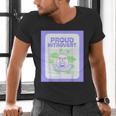 Cool Fun Cute Proud Introvert Cat Character For Men Women Men's V-Neck T-Shirt