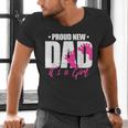 Cool Parent Apparel Proud New Dad It's A Girl Classic Fit Short Sleeve Crew Neck T-Shirt Small Men's V-Neck T-Shirt