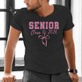 Coquette Senior 2026 Class Of 2026 Pink Bow Graduation 2026 Men's V-Neck T-Shirt