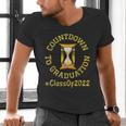 Countdown To Graduation Hourglass Senior Class Of 2022 Men's V-Neck T-Shirt