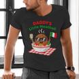 Couple Daddy's Little Meatball Italian Men Men's V-Neck T-Shirt