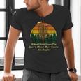 More Course Not People Disc Golf Introvert Golfer Antisocial Men's V-Neck T-Shirt