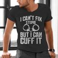 I Cuff Stupid Police OfficerShirt Academy Graduation Men's V-Neck T-Shirt