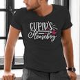 Cupid's Homebody Introvert Valentine's Day Home Men's V-Neck T-Shirt Cupid's Homebody Introvert Valentine's Day Home Men's V-Neck T-Shirt