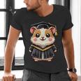 Cute Hamster Graduation Men's V-Neck T-Shirt