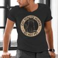 Cute Introvert Cat Service Human Do Not Pet Cat Joke Men's V-Neck T-Shirt Cute Introvert Cat Service Human Do Not Pet Cat Joke Men's V-Neck T-Shirt
