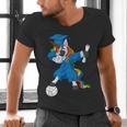 Dabbing Graduation Class 2023 Unicorn Volleyball Men's V-Neck T-Shirt
