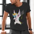 Dabbing Unicorn Graduation Class Of 2019 Women Men's V-Neck T-Shirt