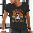 Dad Of a Basshole Basset Hound Owner Men's V-Neck T-Shirt Dad Of a Basshole Basset Hound Owner Men's V-Neck T-Shirt