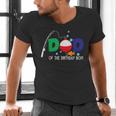 Dad Of The Big One Fishing Boy First Birthday Ofishally Men's V-Neck T-Shirt