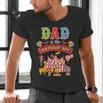 Dad Of The Birthday Boy Carnival Circus 1st Birthday Party Men's V-Neck T-Shirt