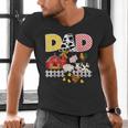Dad Birthday Boy Farm Animal Farming Farmer Family B-Day Men's V-Neck T-Shirt