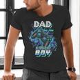 Dad Of The Birthday Boy Matching Video Game Birthday Party Men's V-Neck T-Shirt