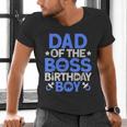 Dad Of The Boss Birthday Party Outfit Like A Boss Dad Men's V-Neck T-Shirt