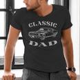Dad Classic Car Graphic Men's V-Neck T-Shirt