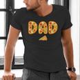 Dad Daddy Matching Birthday Squad Crew Pizza Family Men's V-Neck T-Shirt