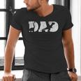 Dad Dinosaur Saurus Boys Girls Fathers Day Idea Men's V-Neck T-Shirt