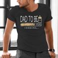 Dad Est 2026 Daddy To Be Promoted To Daddy Soon To Be Dad Men's V-Neck T-Shirt